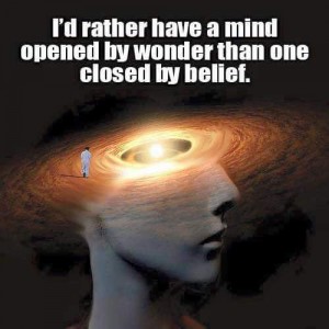 Mind open by wonder