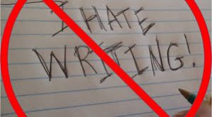 Hate Writing